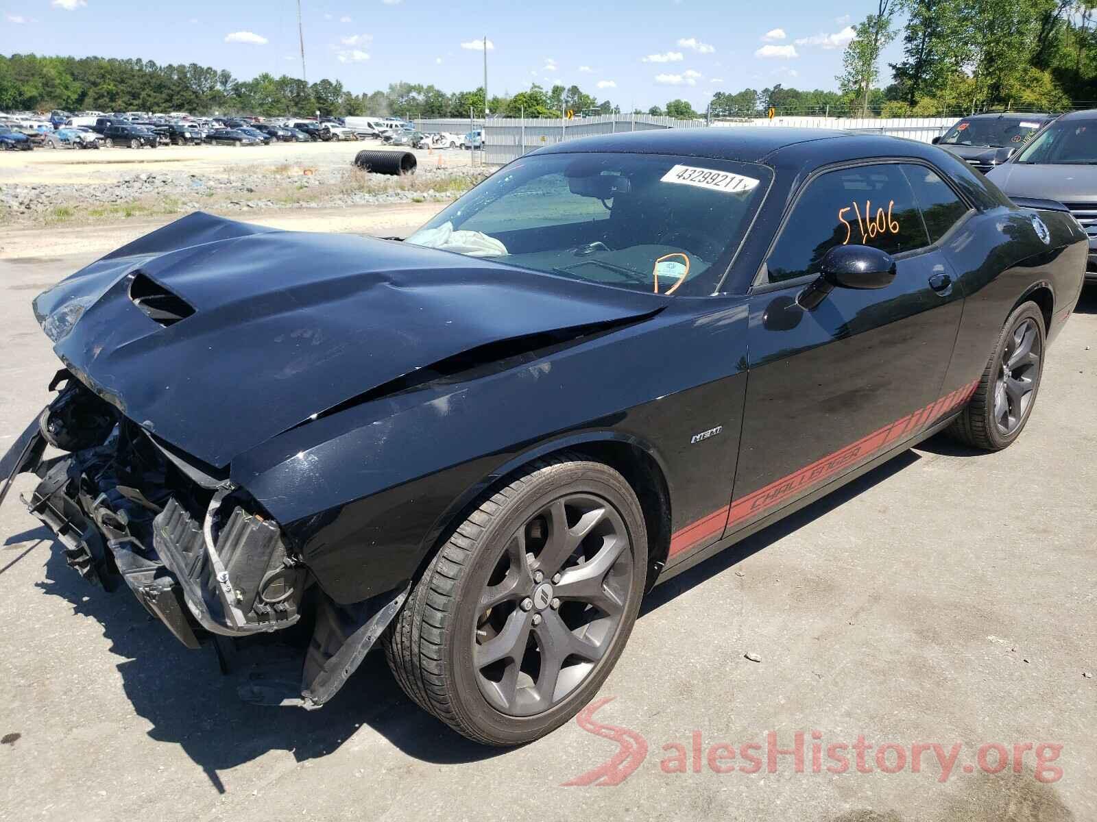 2C3CDZBT1KH521468 2019 DODGE CHALLENGER