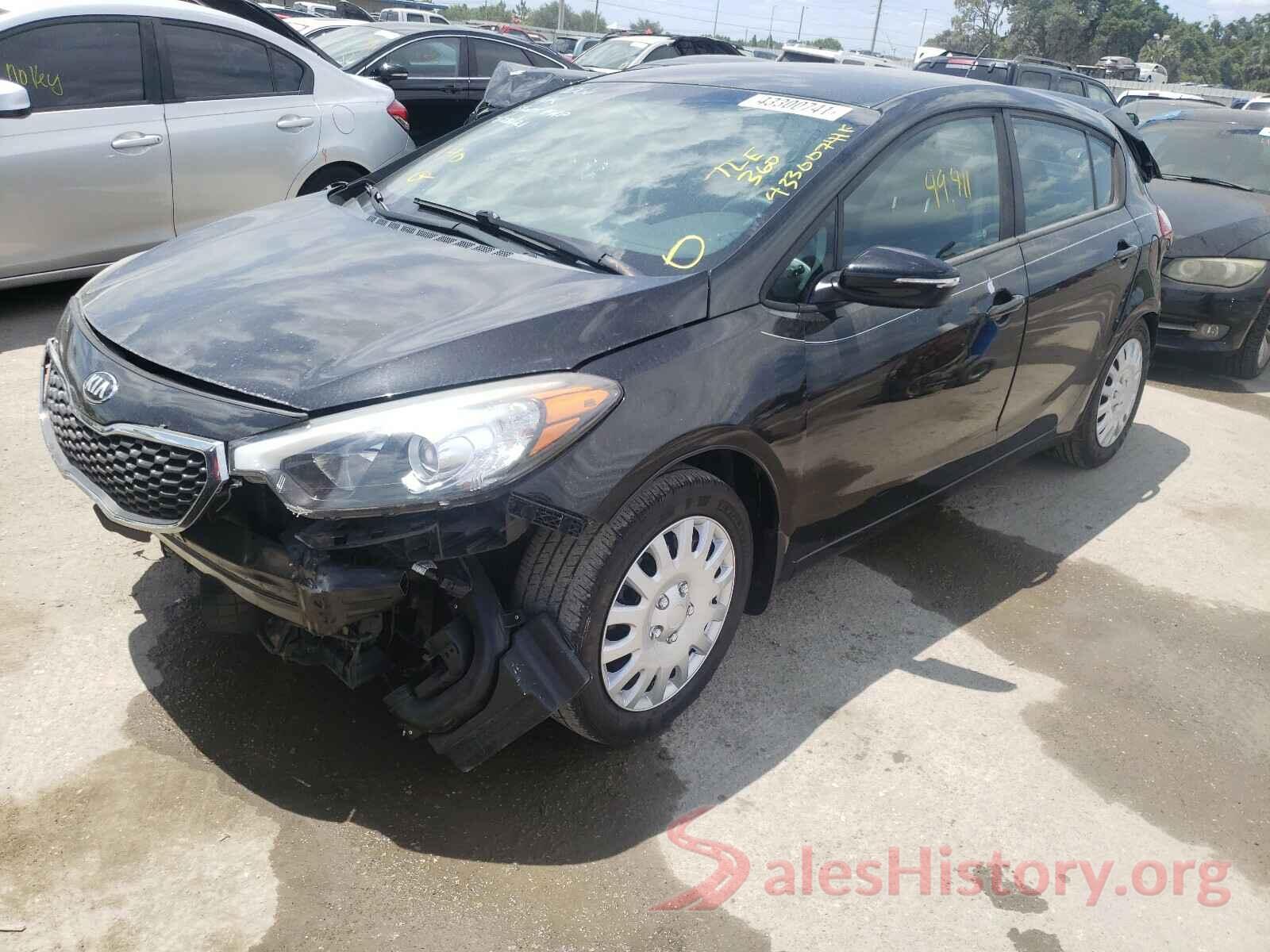 KNAFK5A83G5592266 2016 KIA FORTE