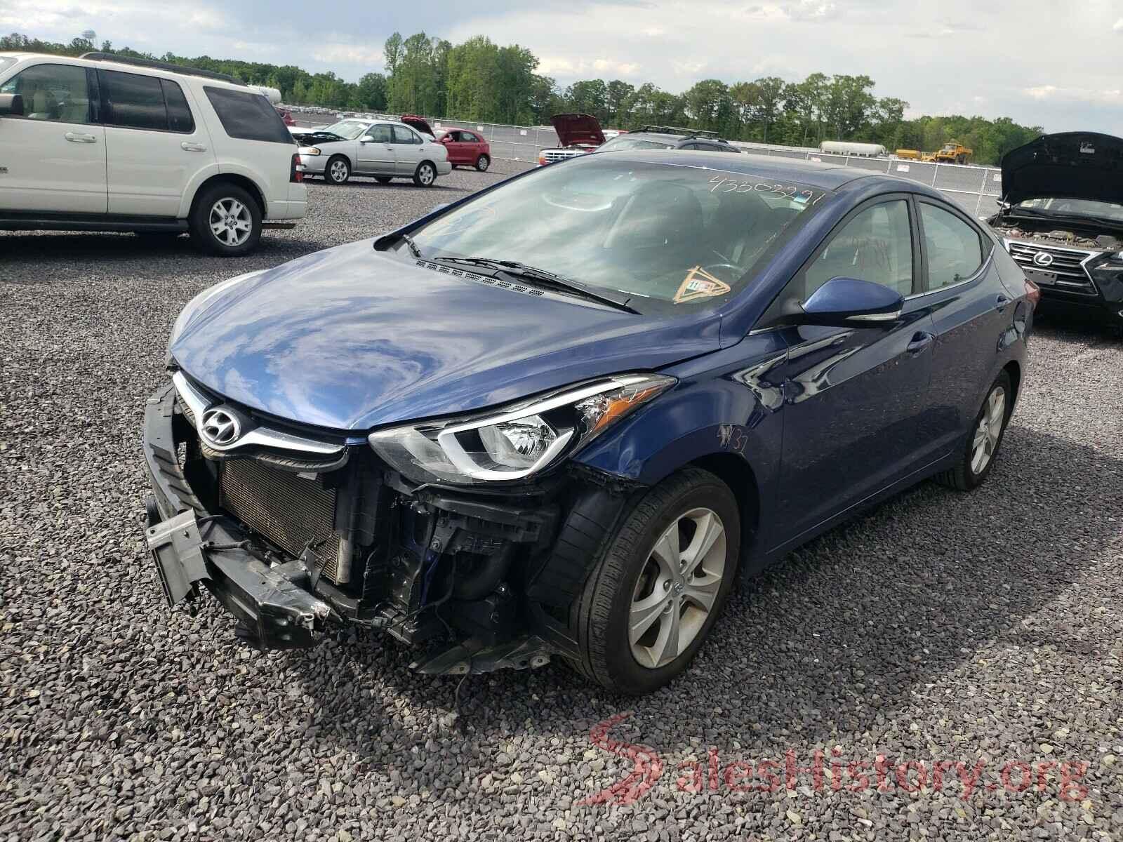 5NPDH4AE7GH712515 2016 HYUNDAI ELANTRA