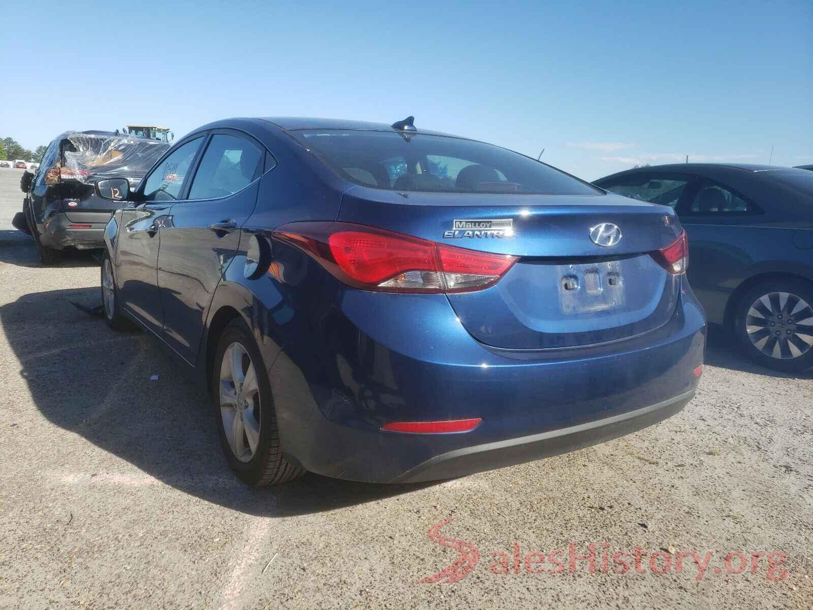 5NPDH4AE7GH712515 2016 HYUNDAI ELANTRA