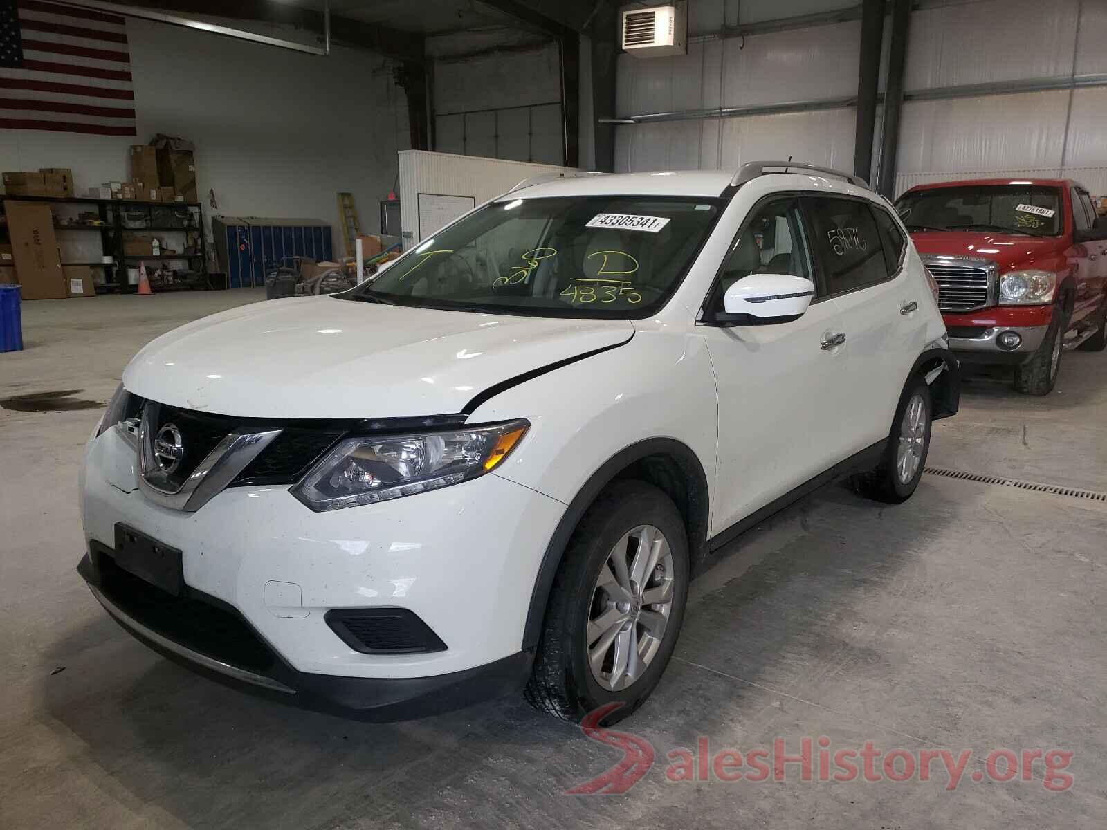 KNMAT2MV0GP654835 2016 NISSAN ROGUE