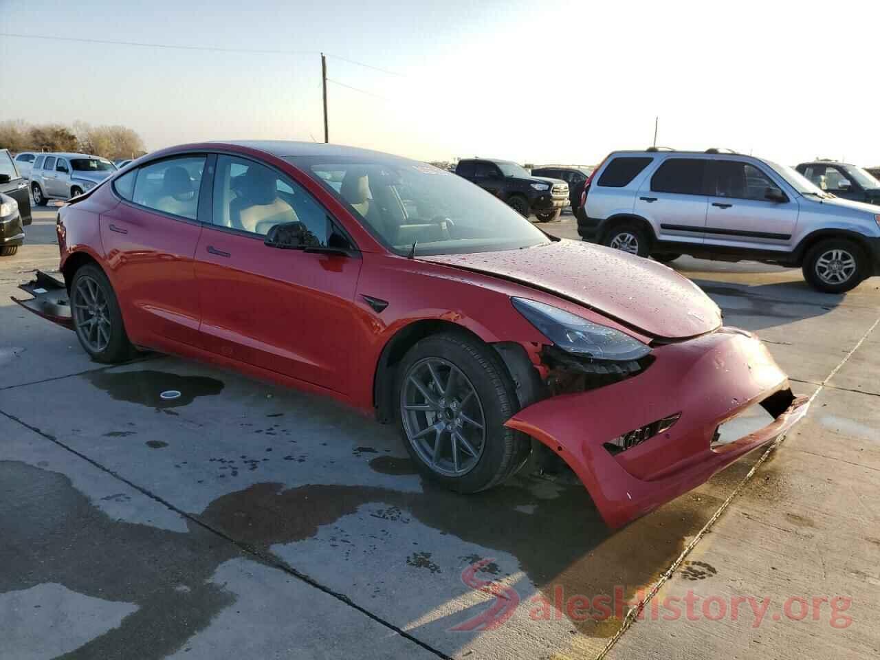 5YJ3E1EA4NF190657 2022 TESLA MODEL 3