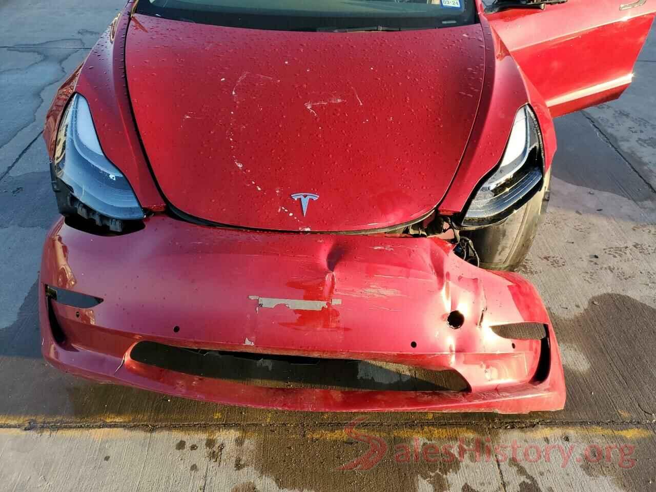 5YJ3E1EA4NF190657 2022 TESLA MODEL 3