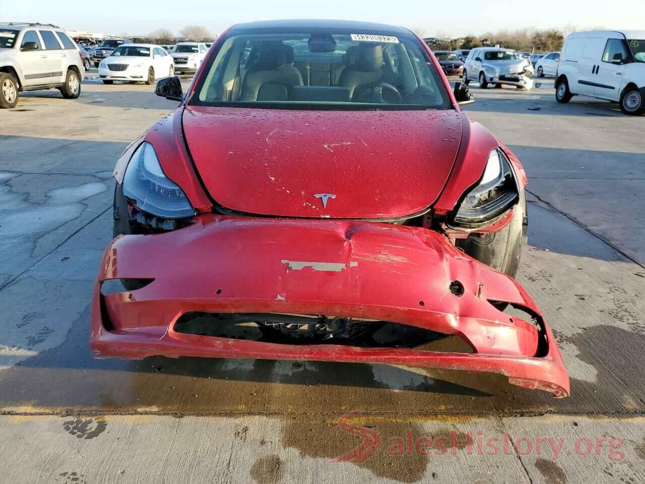 5YJ3E1EA4NF190657 2022 TESLA MODEL 3