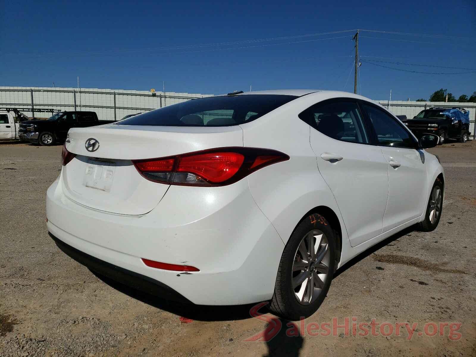 5NPDH4AE0GH669443 2016 HYUNDAI ELANTRA