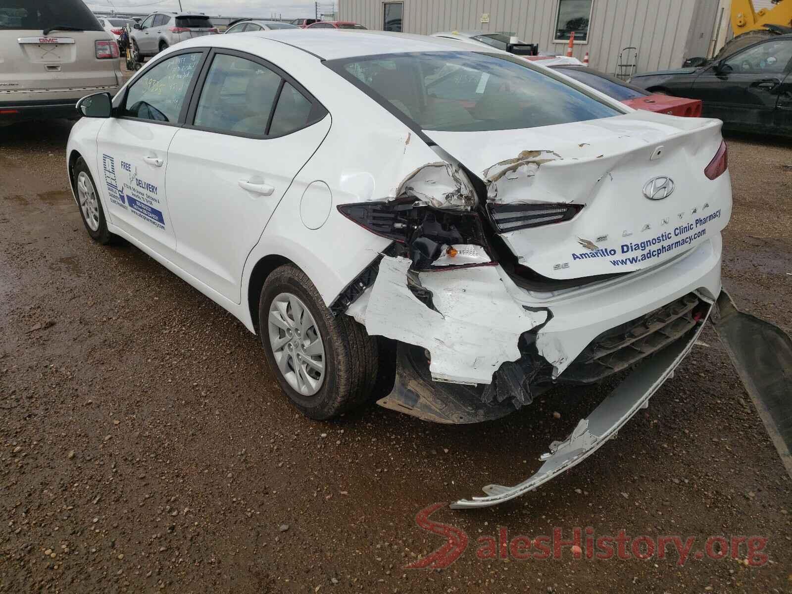 5NPD74LF7KH493721 2019 HYUNDAI ELANTRA