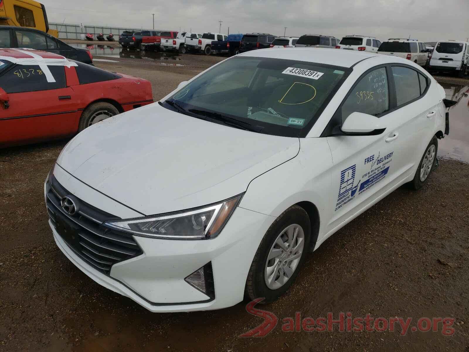 5NPD74LF7KH493721 2019 HYUNDAI ELANTRA