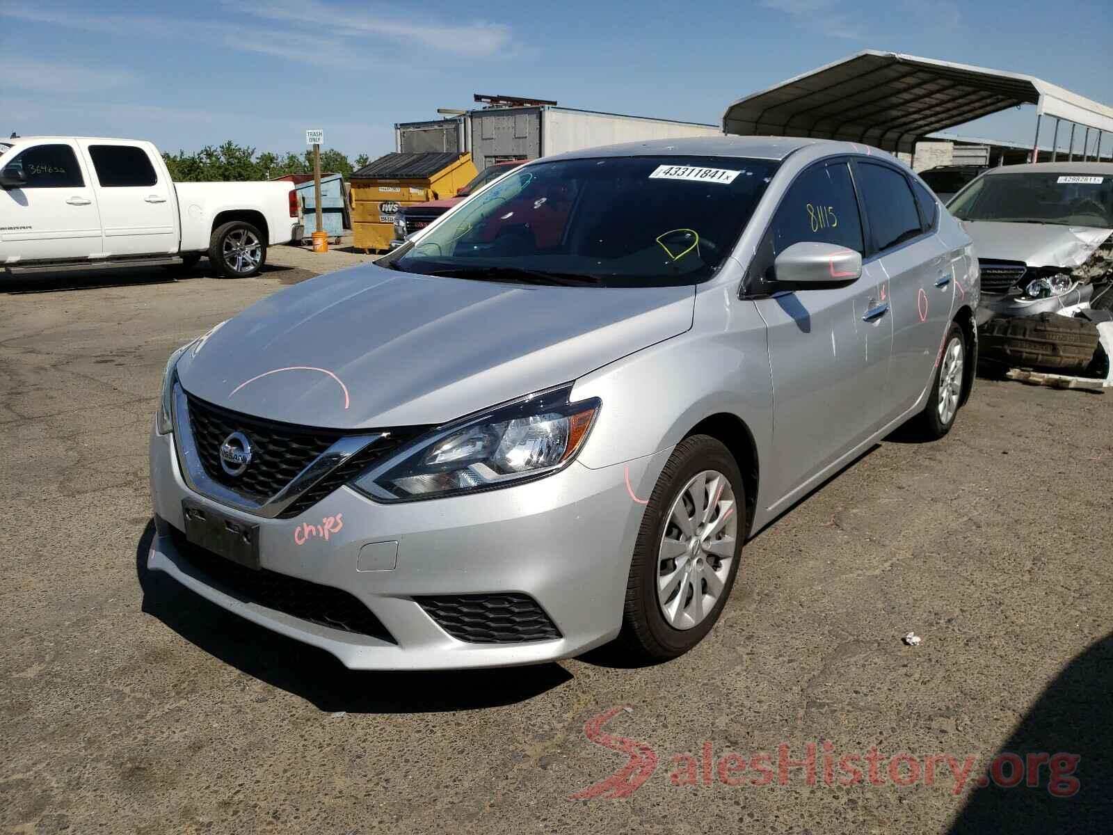 3N1AB7APXHL696113 2017 NISSAN SENTRA