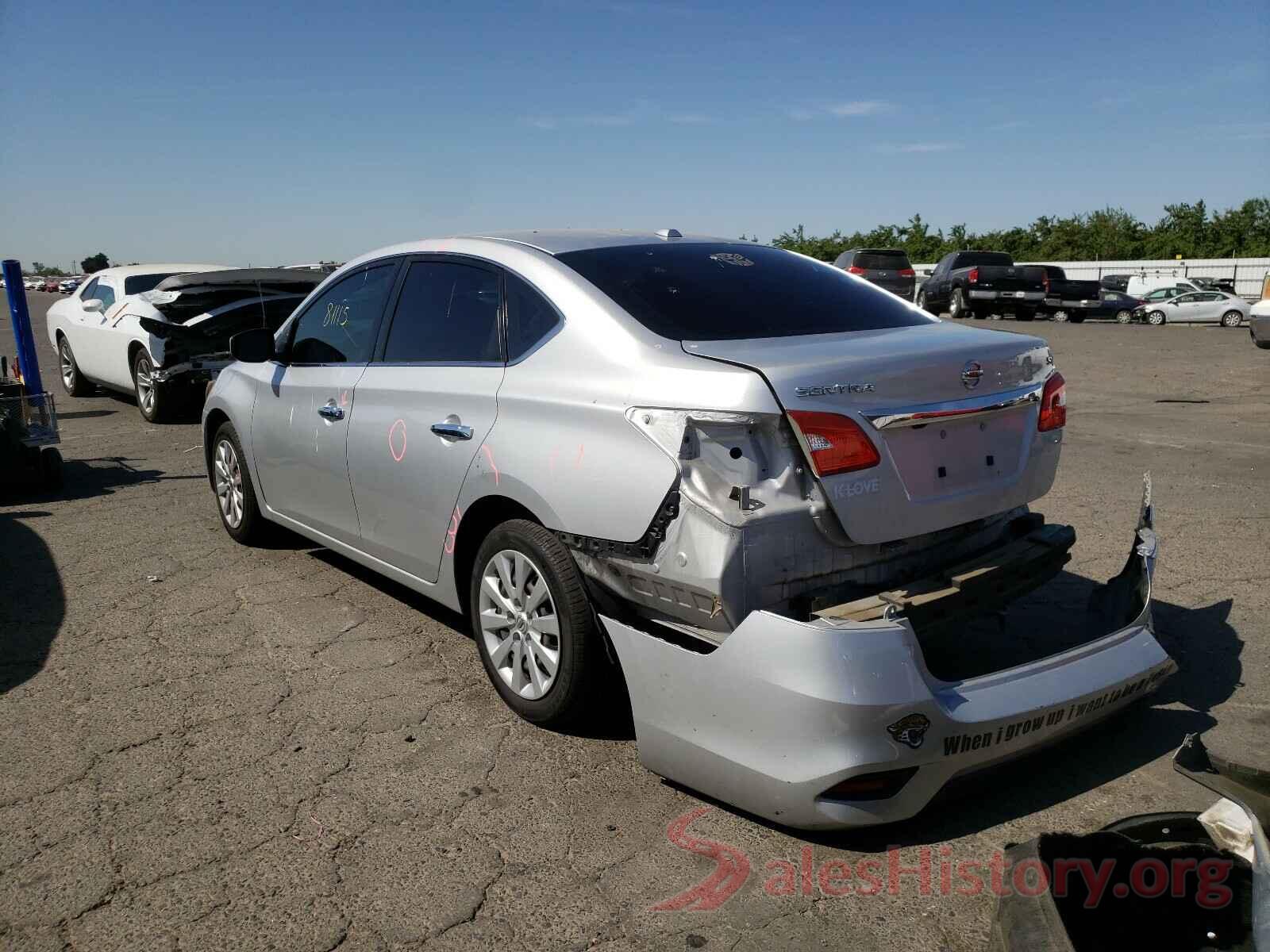 3N1AB7APXHL696113 2017 NISSAN SENTRA