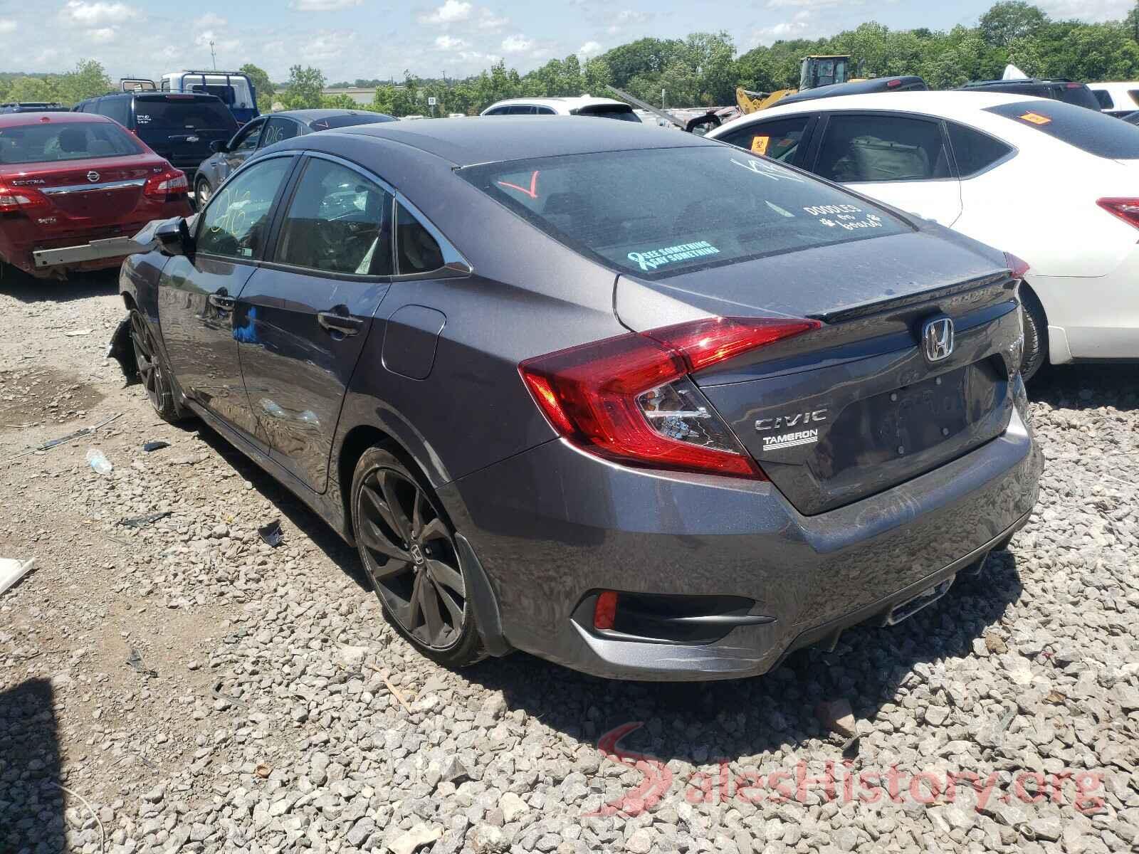 19XFC2F80KE029972 2019 HONDA CIVIC