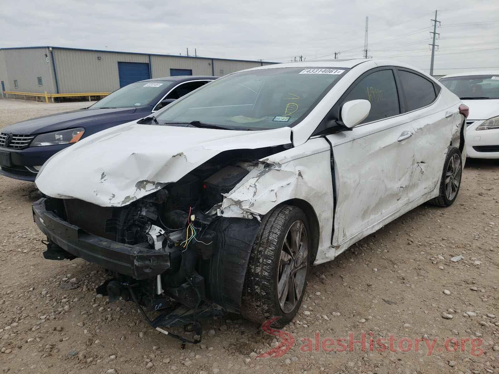 5NPDH4AE9GH681185 2016 HYUNDAI ELANTRA