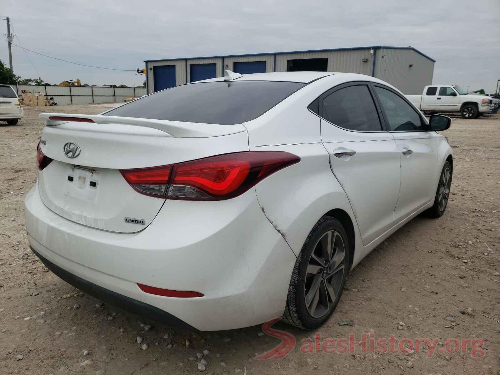 5NPDH4AE9GH681185 2016 HYUNDAI ELANTRA