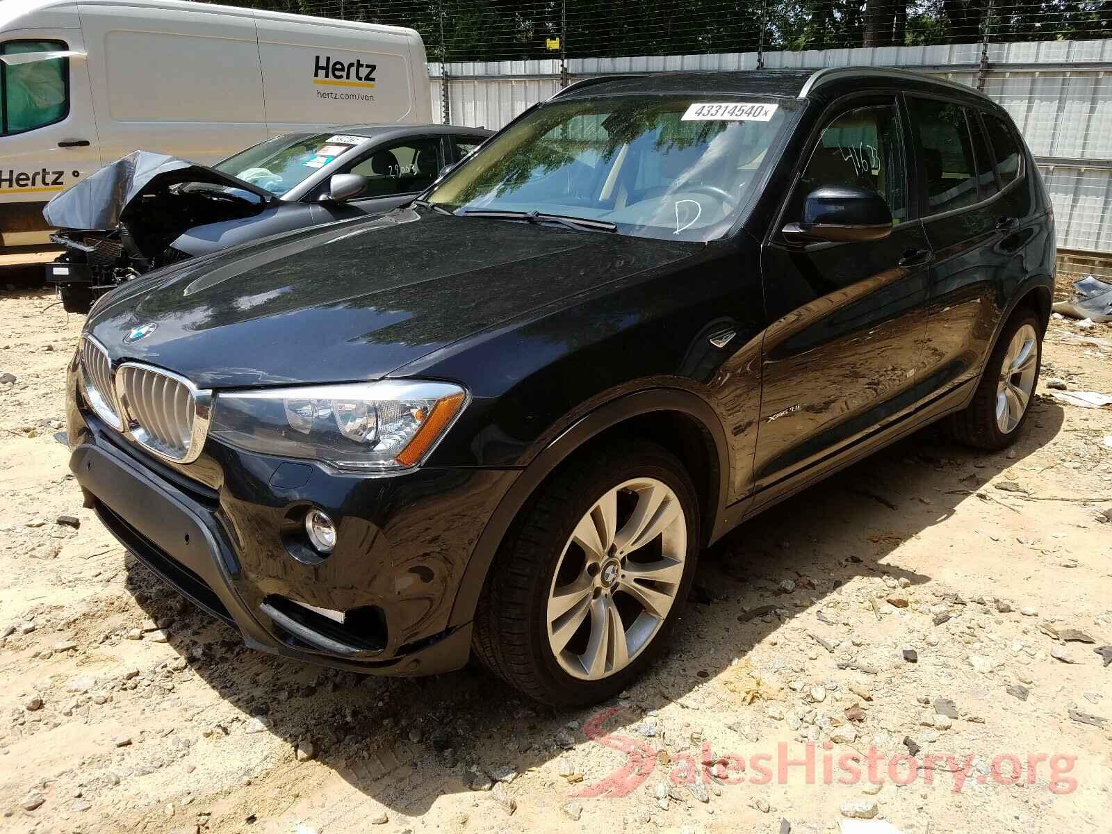 5UXWX9C5XG0D89923 2016 BMW X3