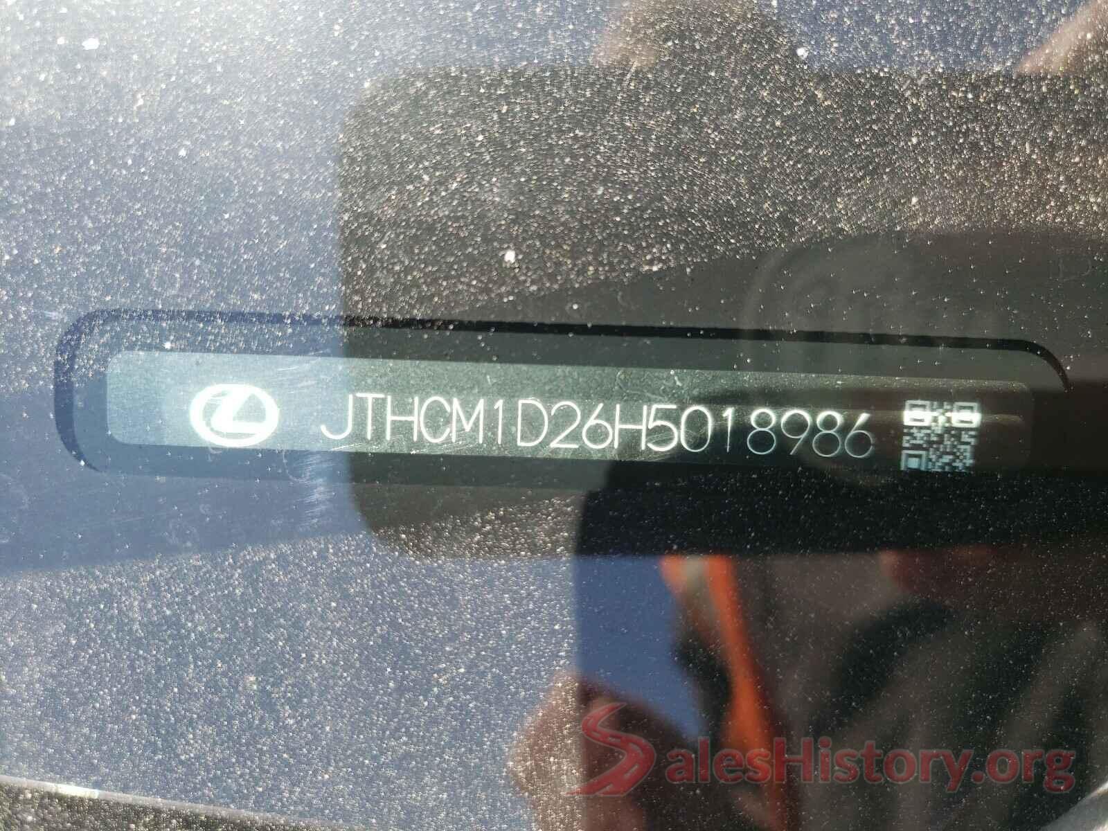 JTHCM1D26H5018986 2017 LEXUS IS