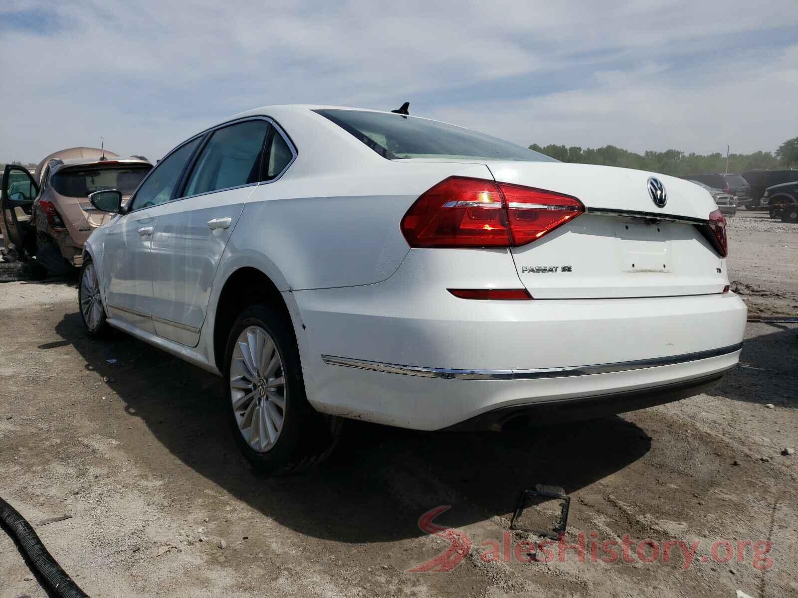 1VWBS7A37GC038903 2016 VOLKSWAGEN PASSAT