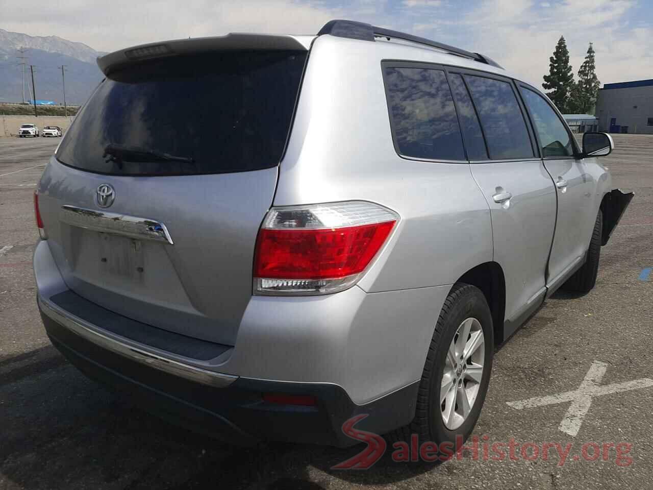 5TDZK3EH7CS082165 2012 TOYOTA HIGHLANDER