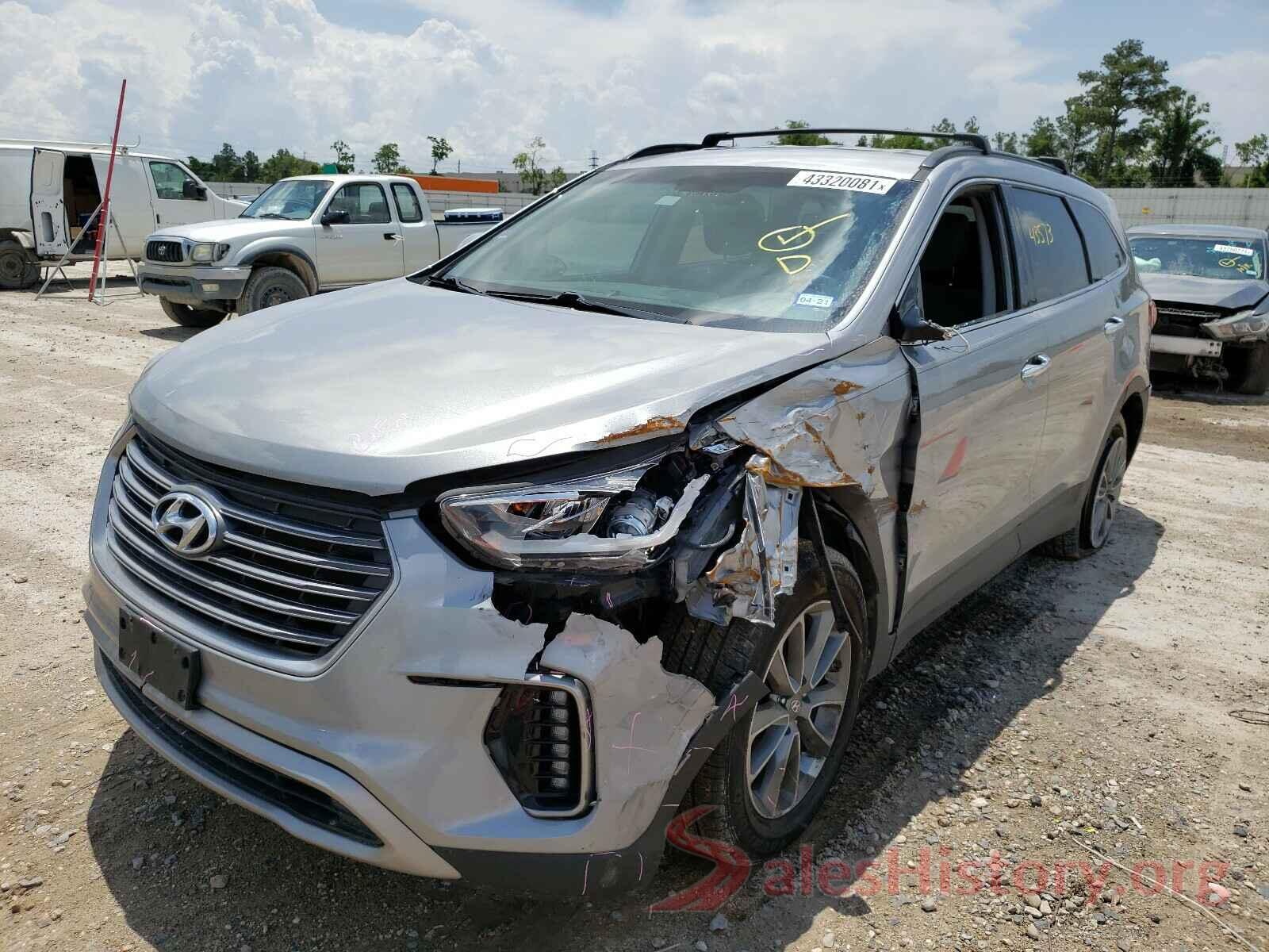 KM8SM4HF0HU230523 2017 HYUNDAI SANTA FE