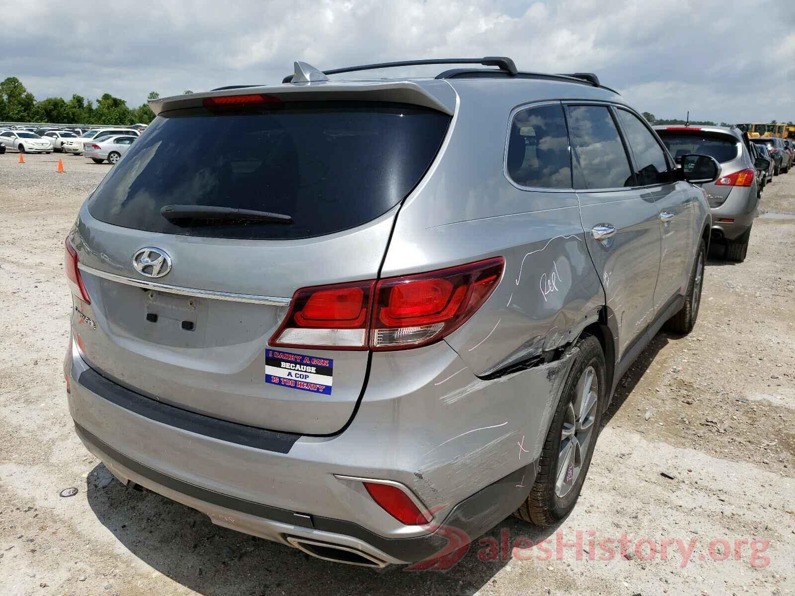 KM8SM4HF0HU230523 2017 HYUNDAI SANTA FE