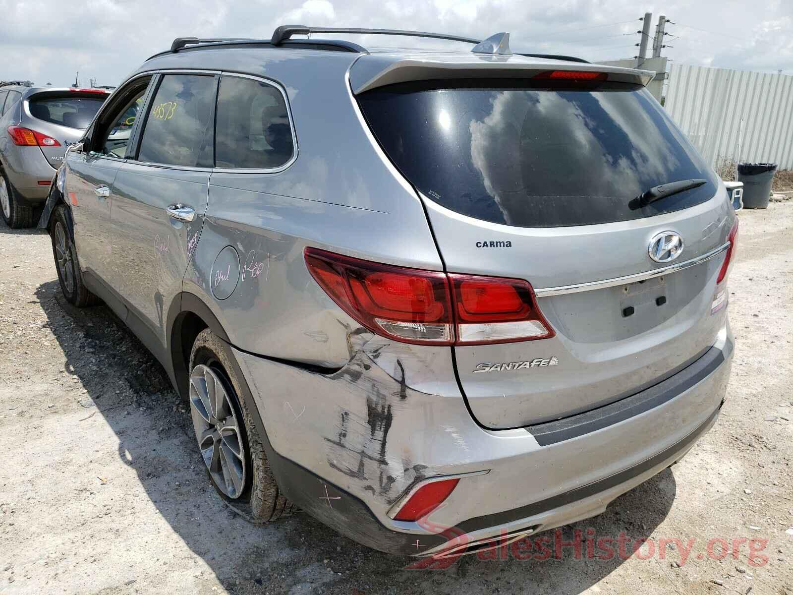 KM8SM4HF0HU230523 2017 HYUNDAI SANTA FE