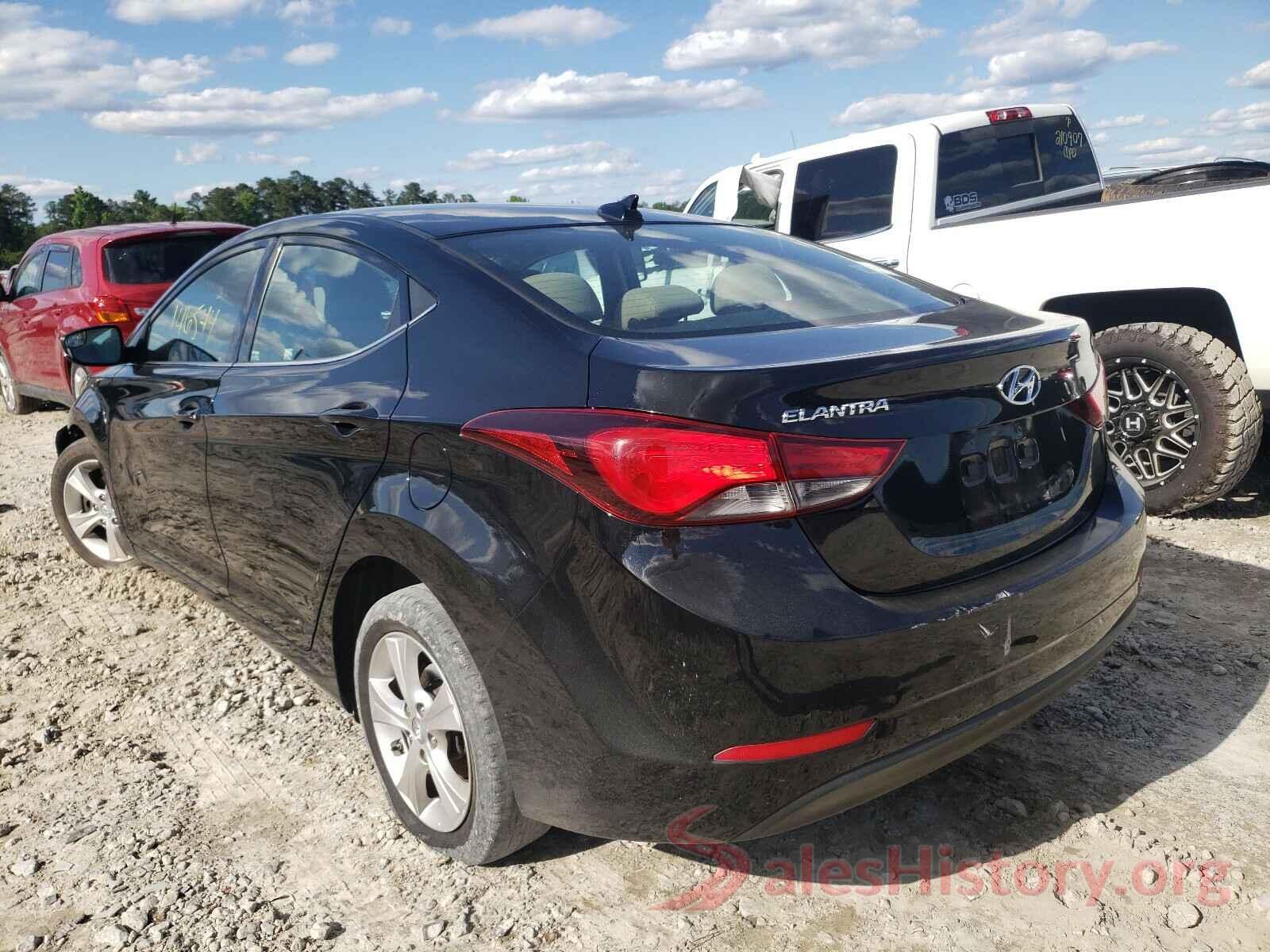 5NPDH4AE0GH686968 2016 HYUNDAI ELANTRA