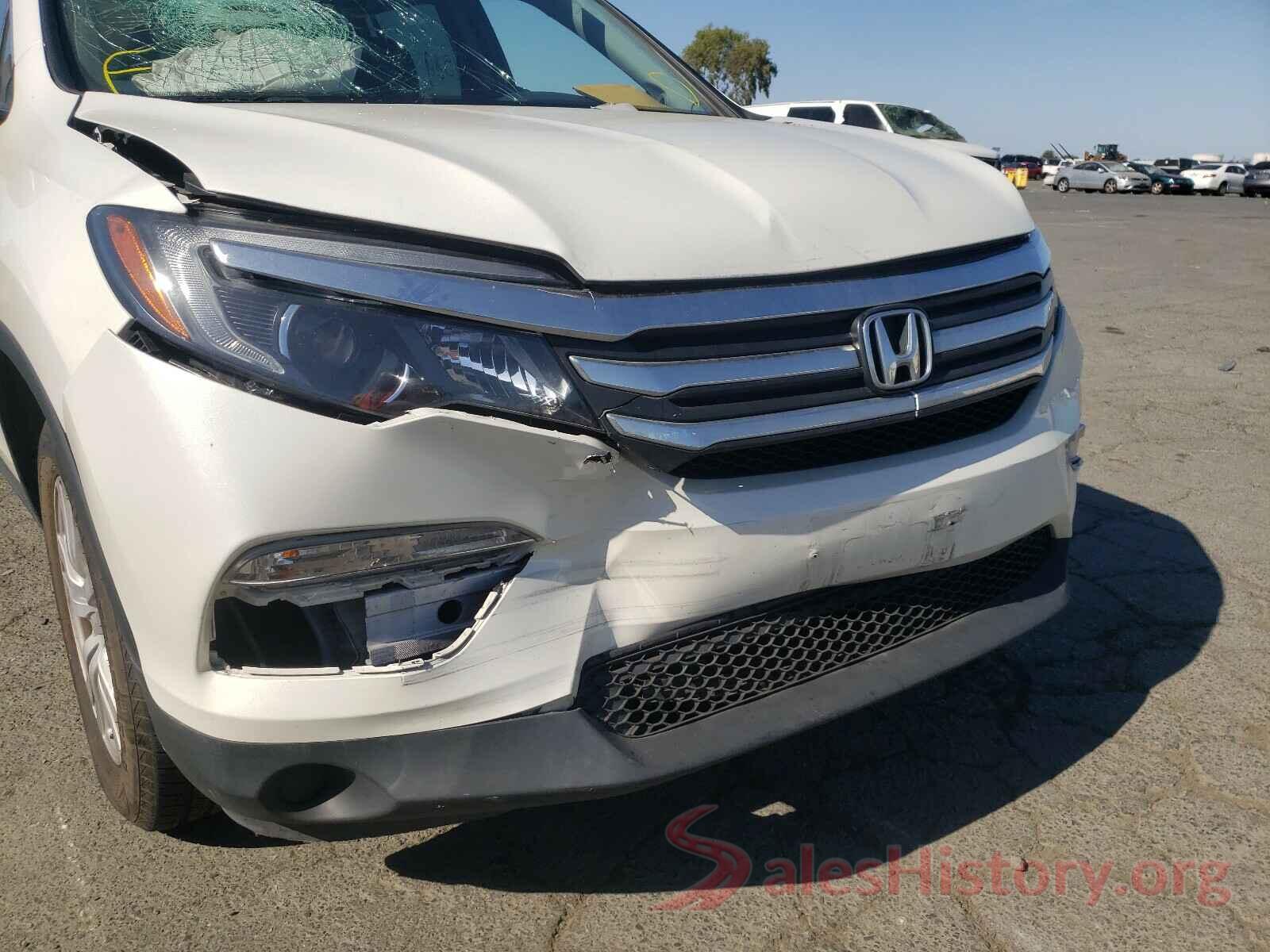 5FNYF5H1XHB020376 2017 HONDA PILOT