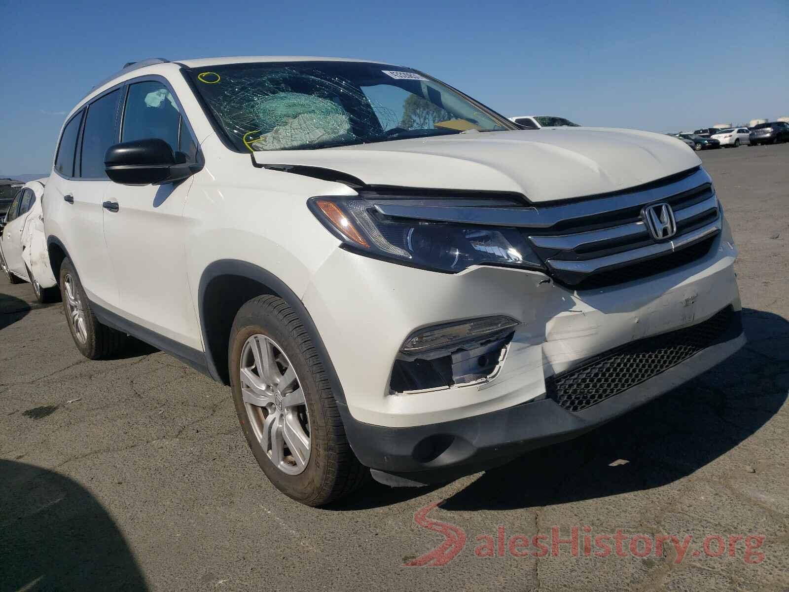 5FNYF5H1XHB020376 2017 HONDA PILOT