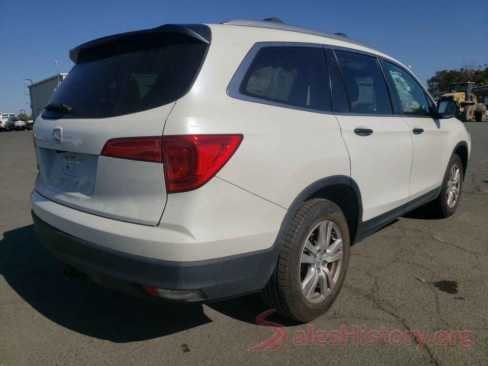 5FNYF5H1XHB020376 2017 HONDA PILOT