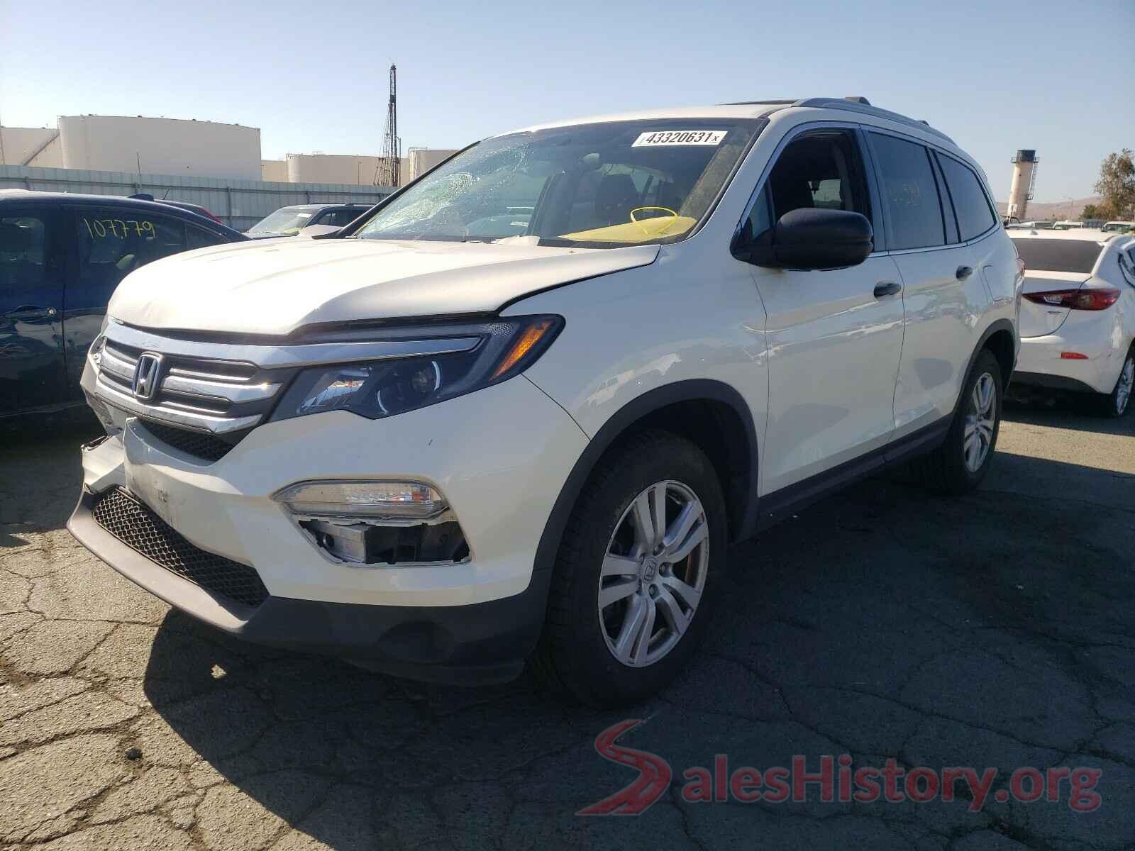 5FNYF5H1XHB020376 2017 HONDA PILOT