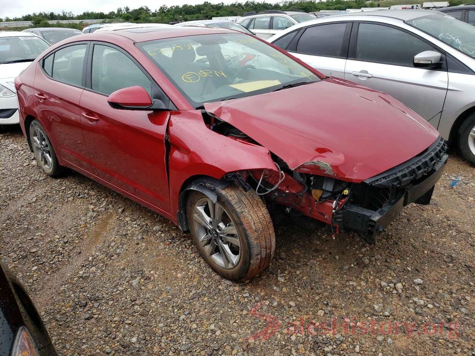 KMHD84LFXJU638537 2018 HYUNDAI ELANTRA