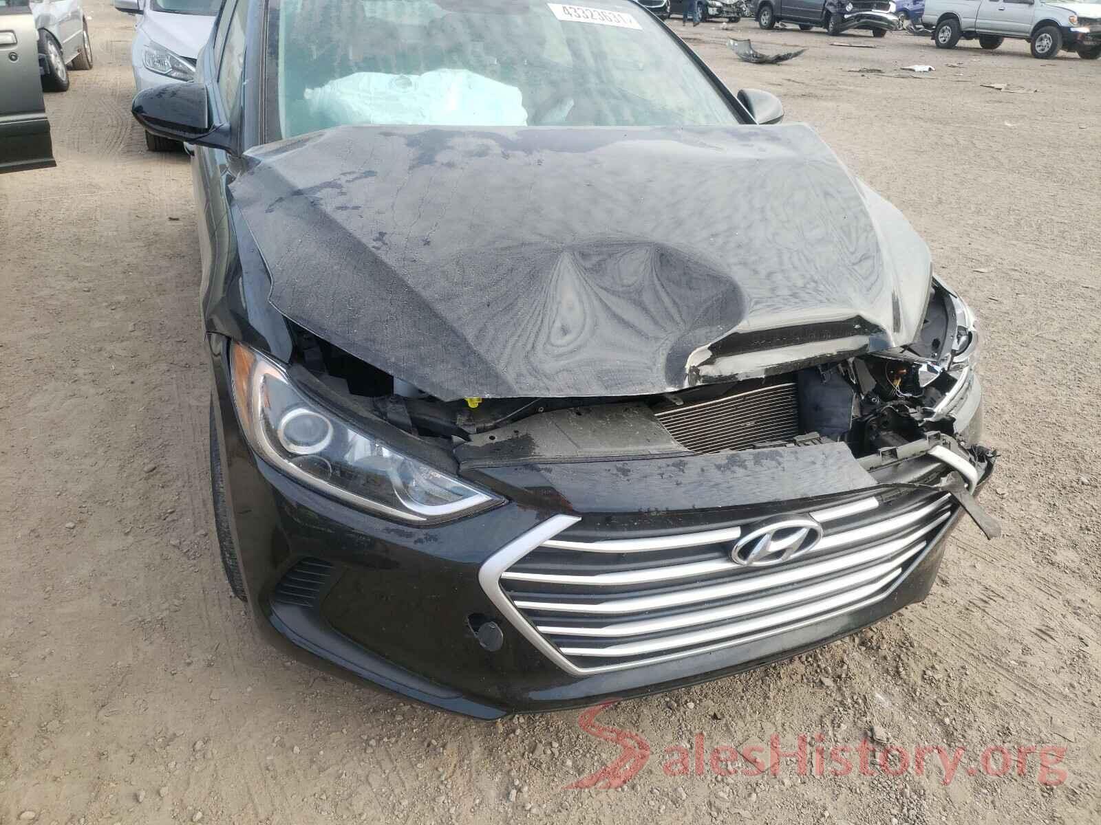 KMHD74LF9HU115068 2017 HYUNDAI ELANTRA