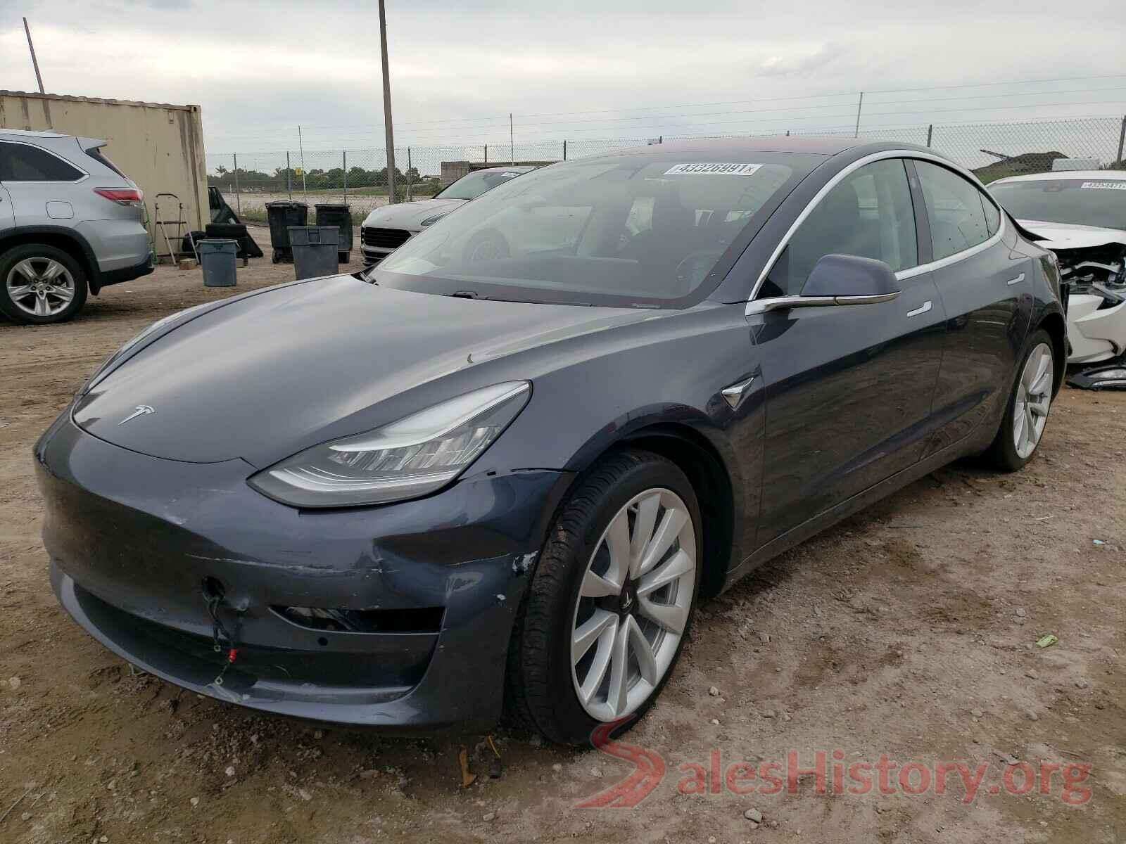 5YJ3E1EA0JF006048 2018 TESLA MODEL 3