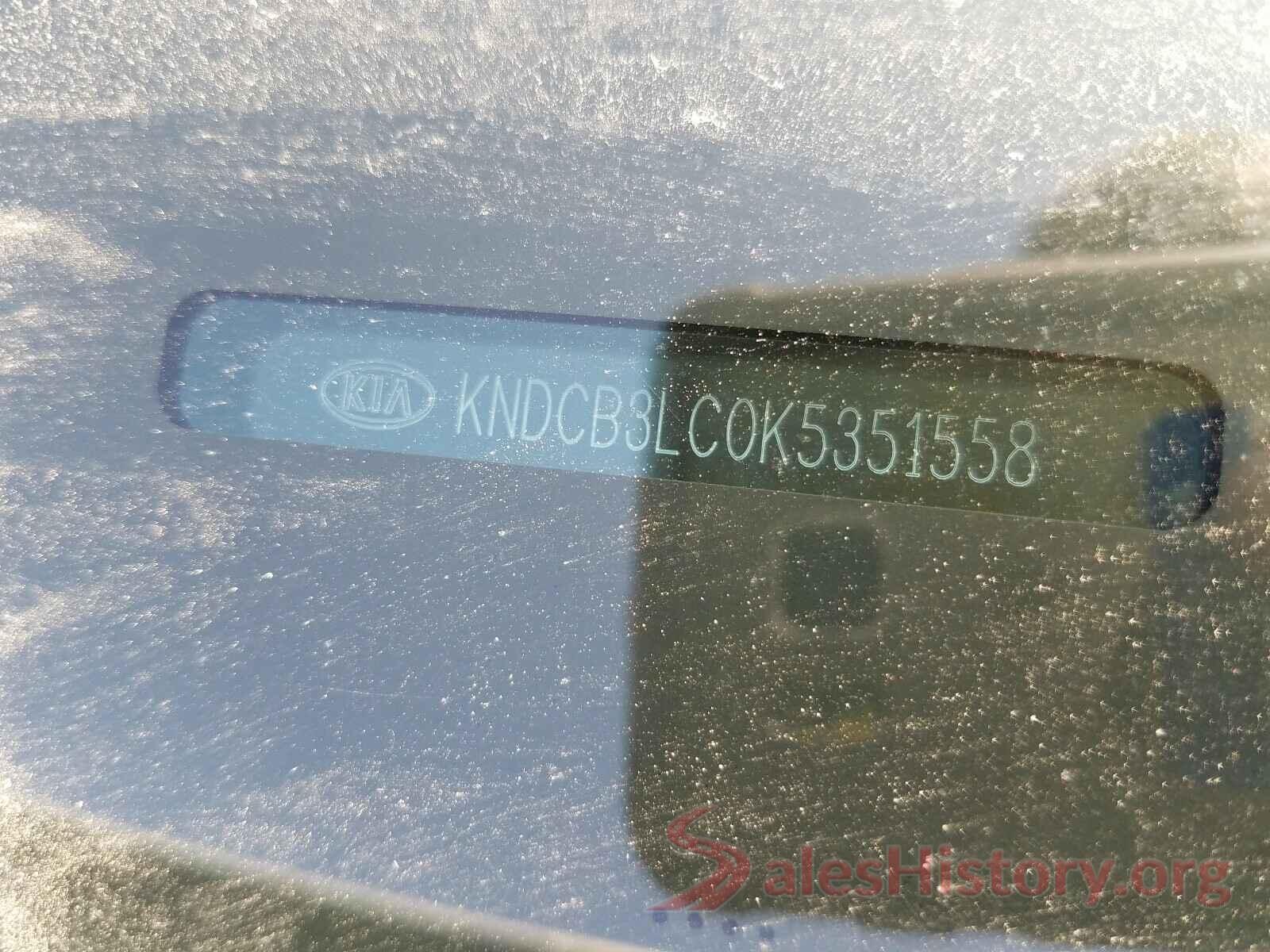 KNDCB3LC0K5351558 2019 KIA NIRO