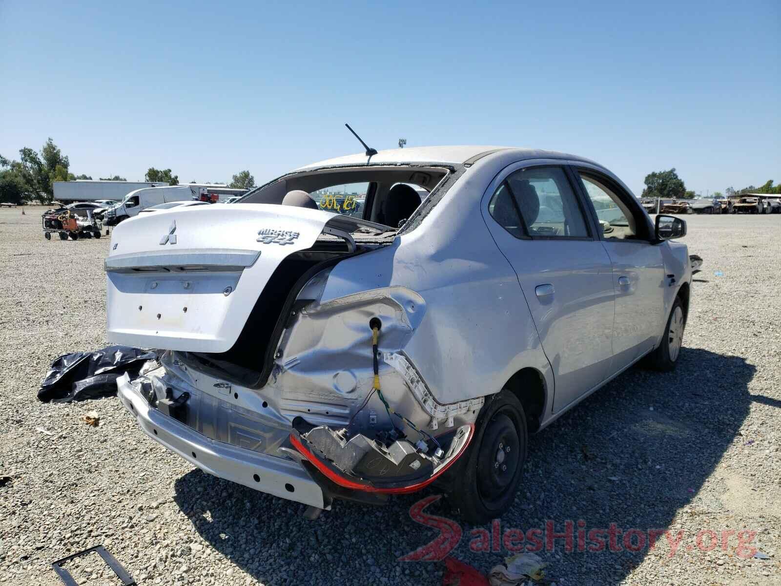 ML32F3FJXHHF11078 2017 MITSUBISHI MIRAGE