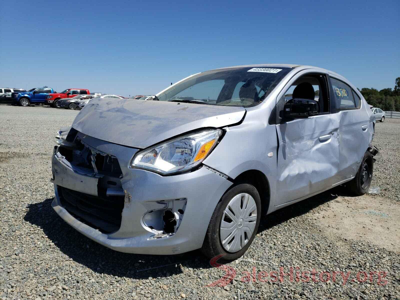 ML32F3FJXHHF11078 2017 MITSUBISHI MIRAGE