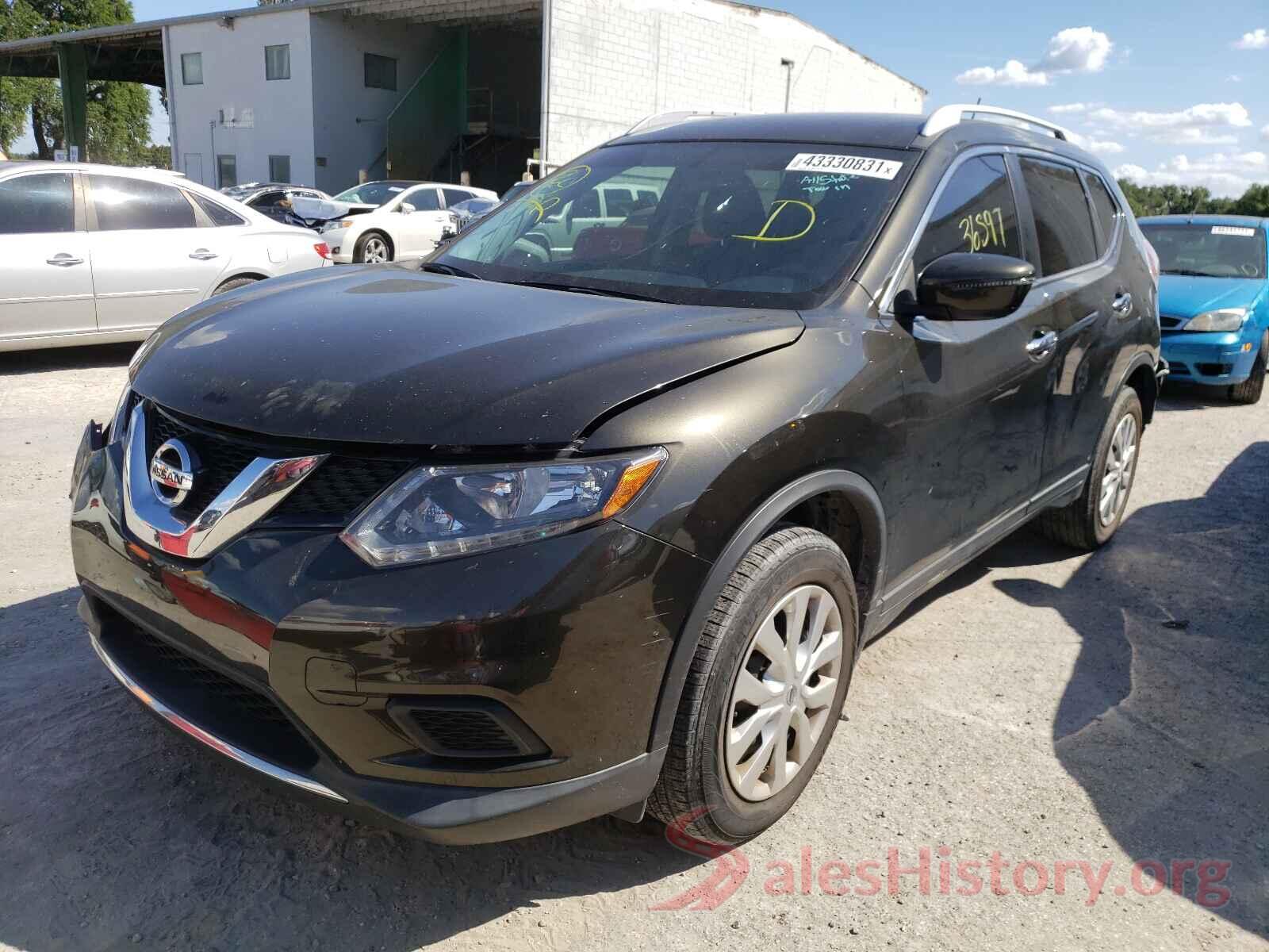 KNMAT2MT5GP706992 2016 NISSAN ROGUE