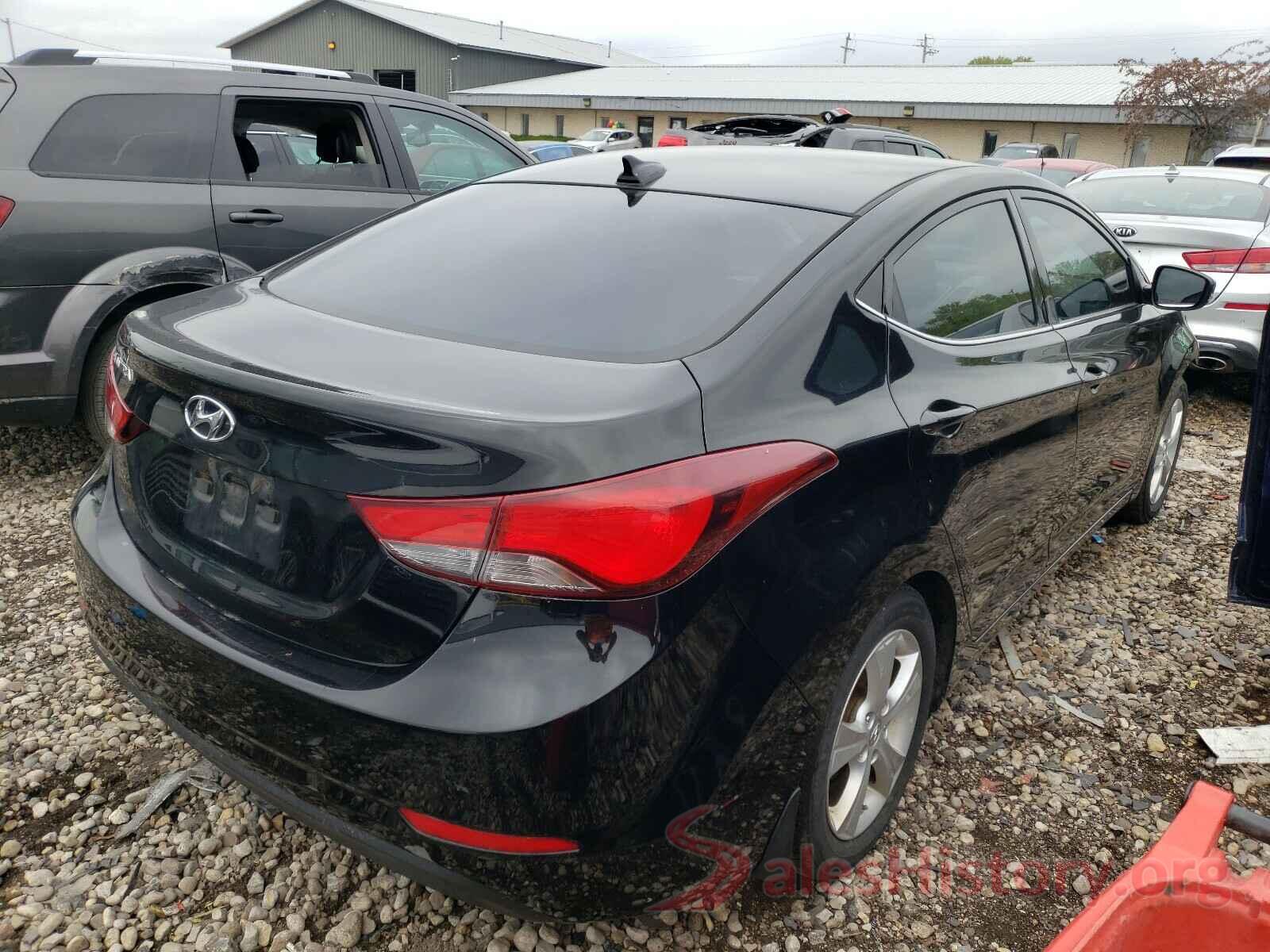 KMHDH4AE3GU592861 2016 HYUNDAI ELANTRA