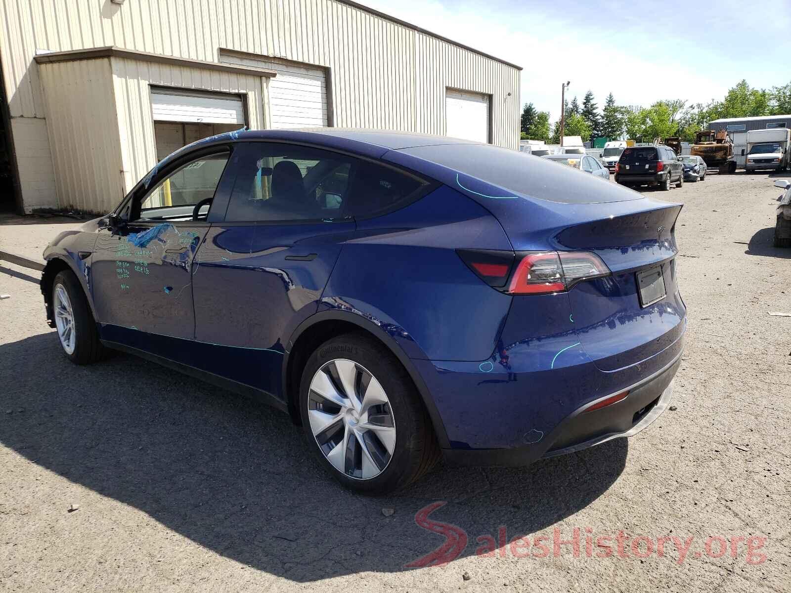 5YJYGDEE2MF091743 2021 TESLA MODEL Y