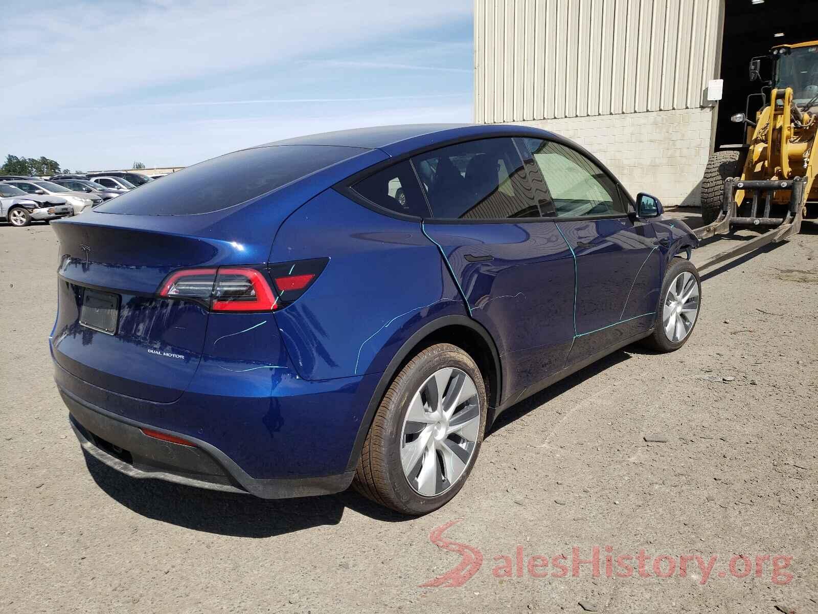 5YJYGDEE2MF091743 2021 TESLA MODEL Y