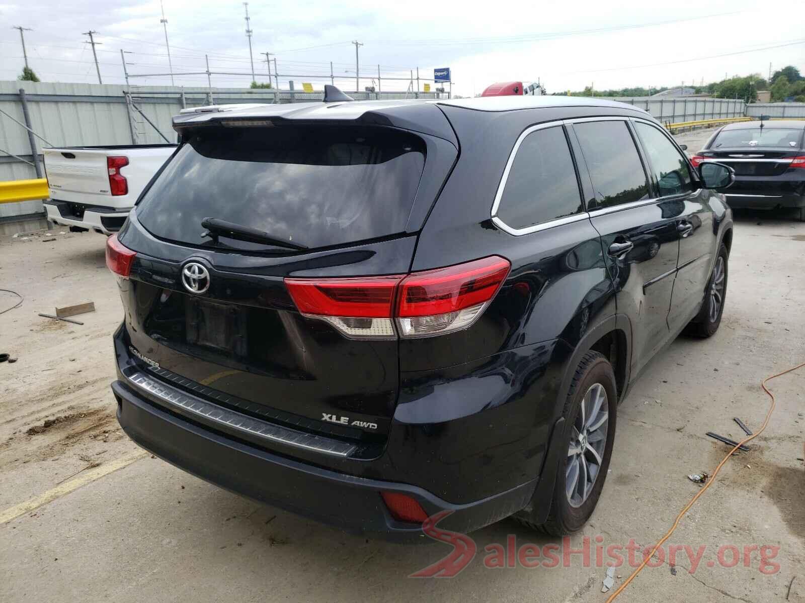 5TDJZRFH7KS949296 2019 TOYOTA HIGHLANDER