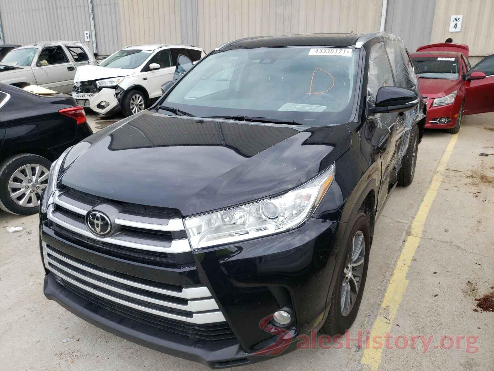 5TDJZRFH7KS949296 2019 TOYOTA HIGHLANDER