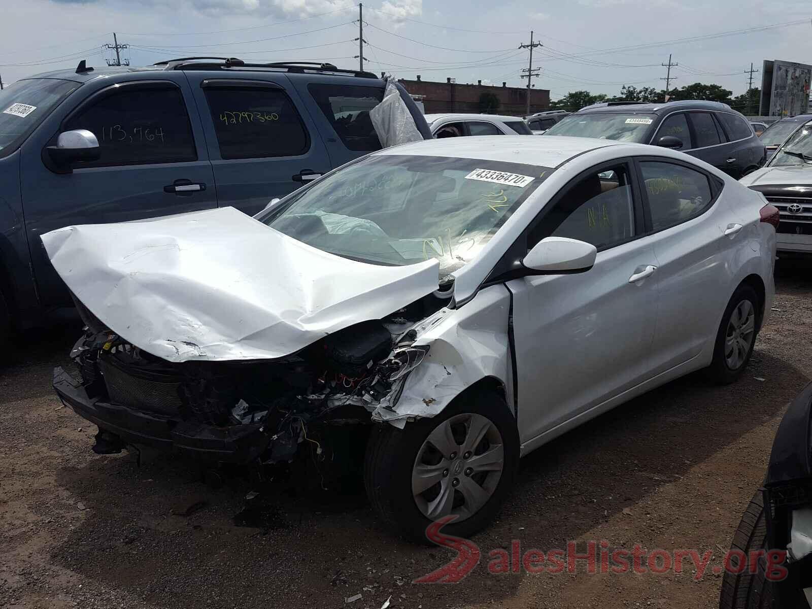 5NPDH4AE9GH758346 2016 HYUNDAI ELANTRA