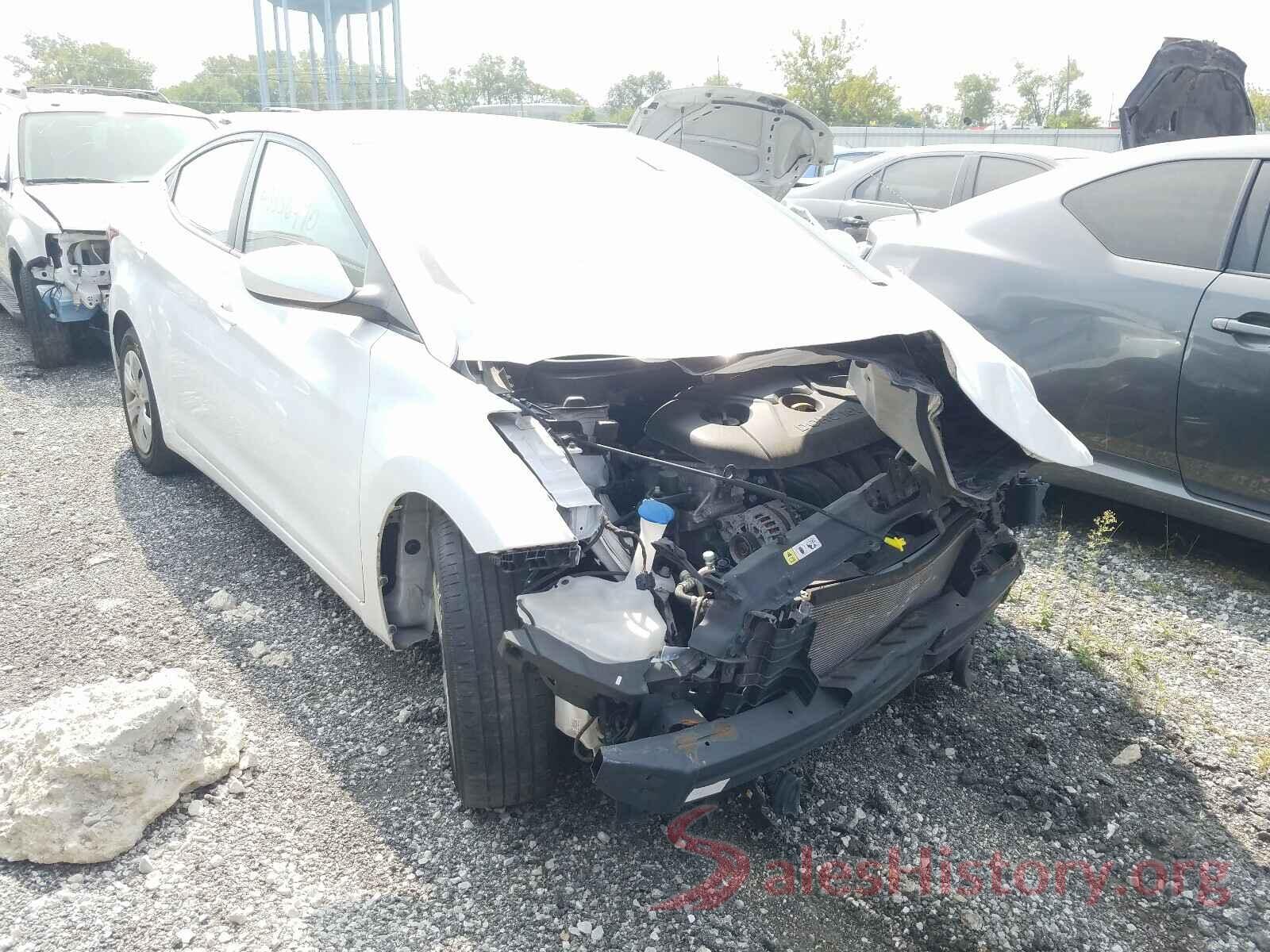 5NPDH4AE9GH758346 2016 HYUNDAI ELANTRA