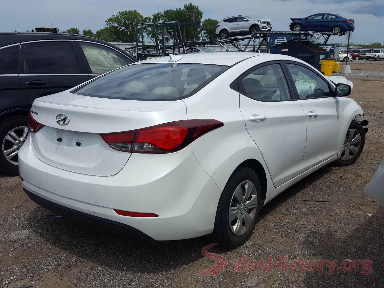 5NPDH4AE9GH758346 2016 HYUNDAI ELANTRA