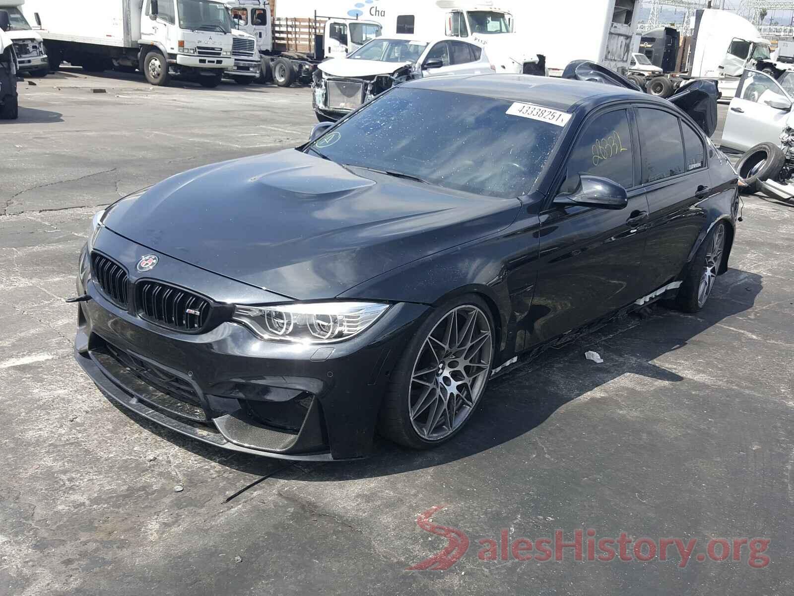 WBS8M9C34H5G85583 2017 BMW M3