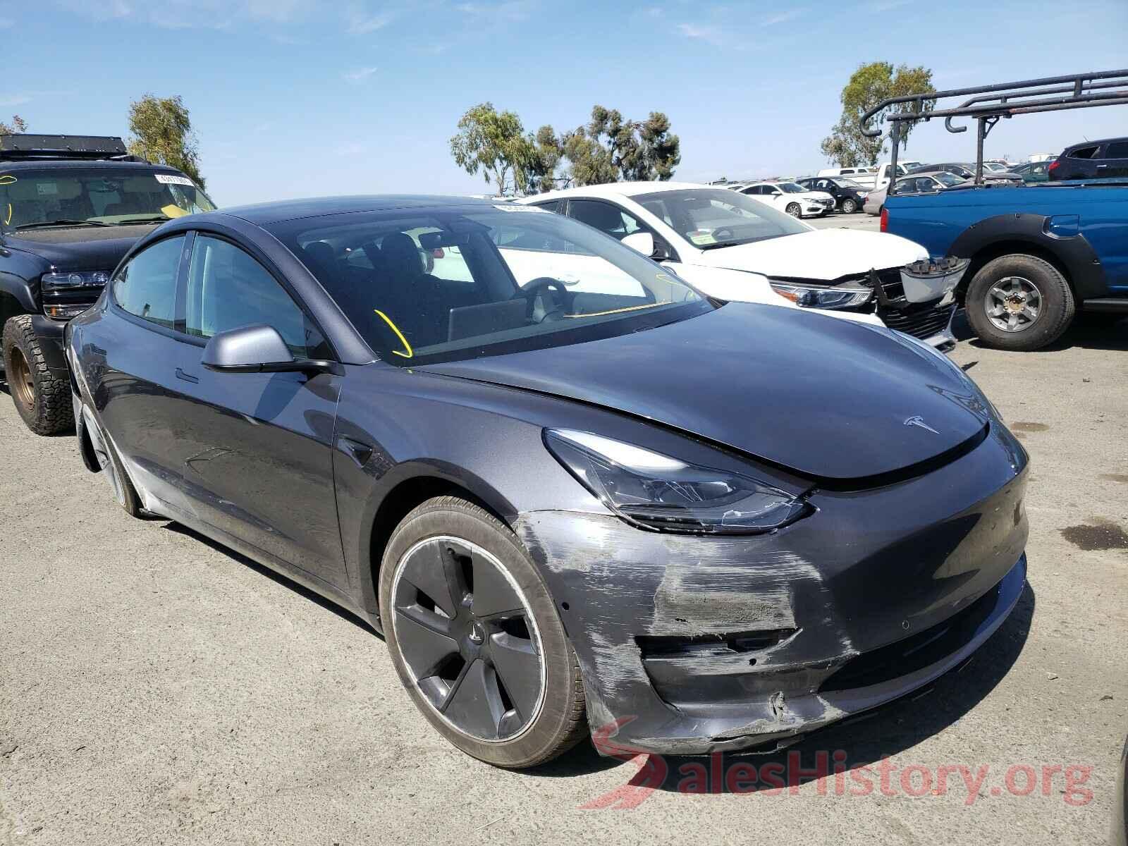 5YJ3E1EA9MF943100 2021 TESLA MODEL 3