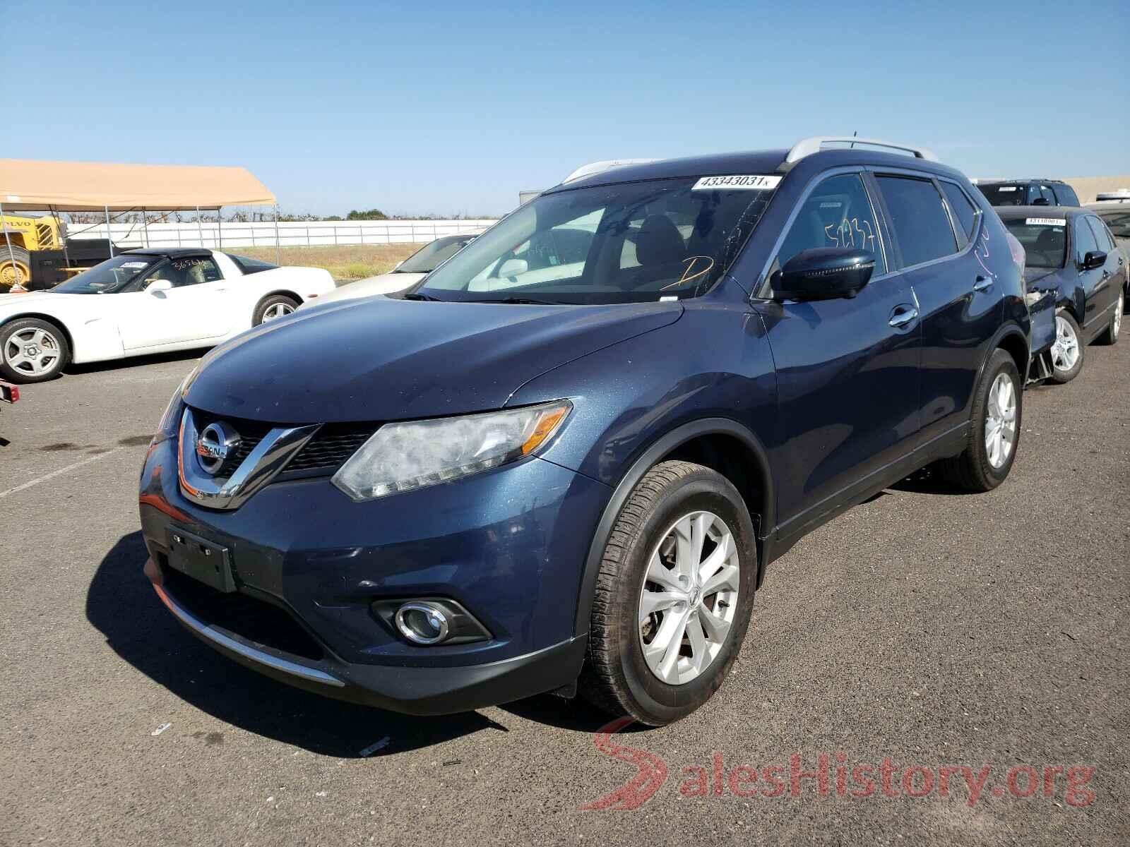 5N1AT2MT0GC850985 2016 NISSAN ROGUE