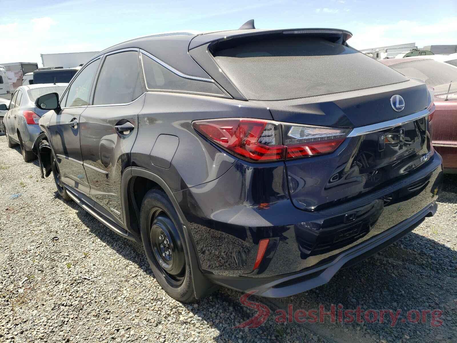 2T2BGMCAXHC015490 2017 LEXUS RX450