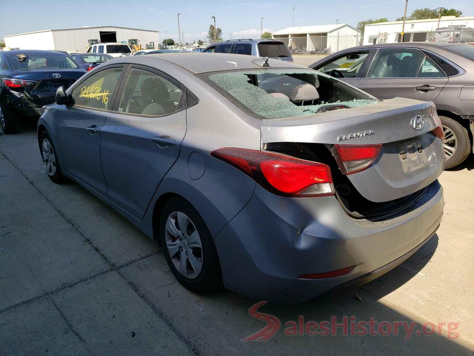 5NPDH4AEXGH699582 2016 HYUNDAI ELANTRA