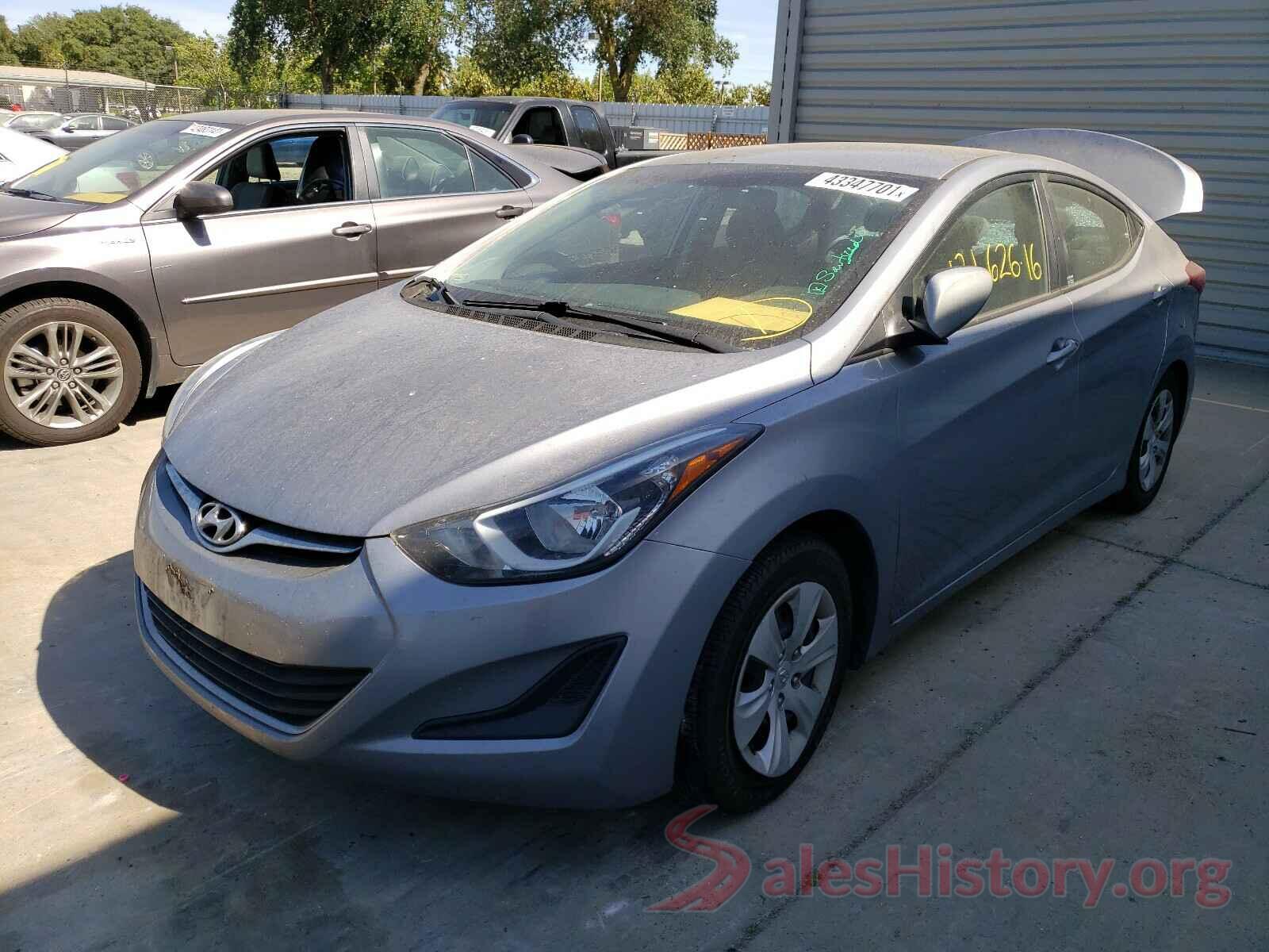 5NPDH4AEXGH699582 2016 HYUNDAI ELANTRA