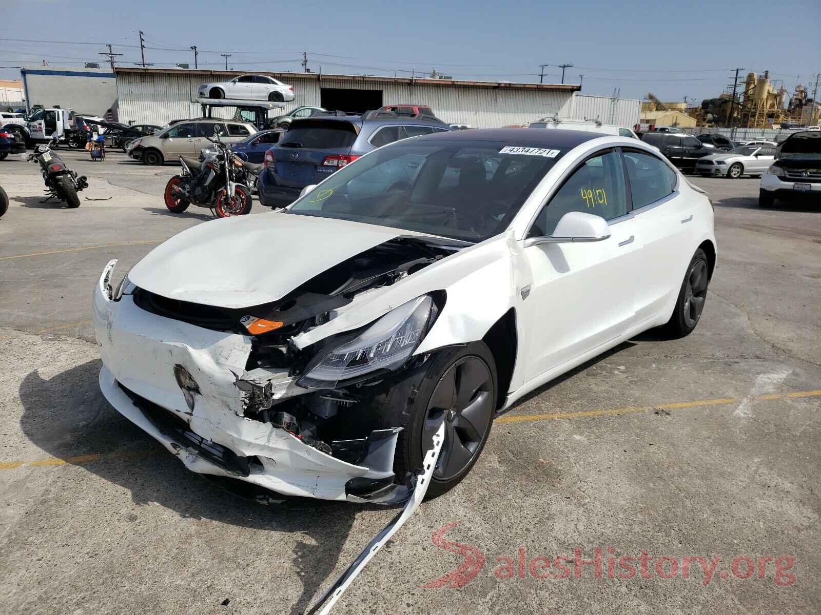 5YJ3E1EA6JF010640 2018 TESLA MODEL 3